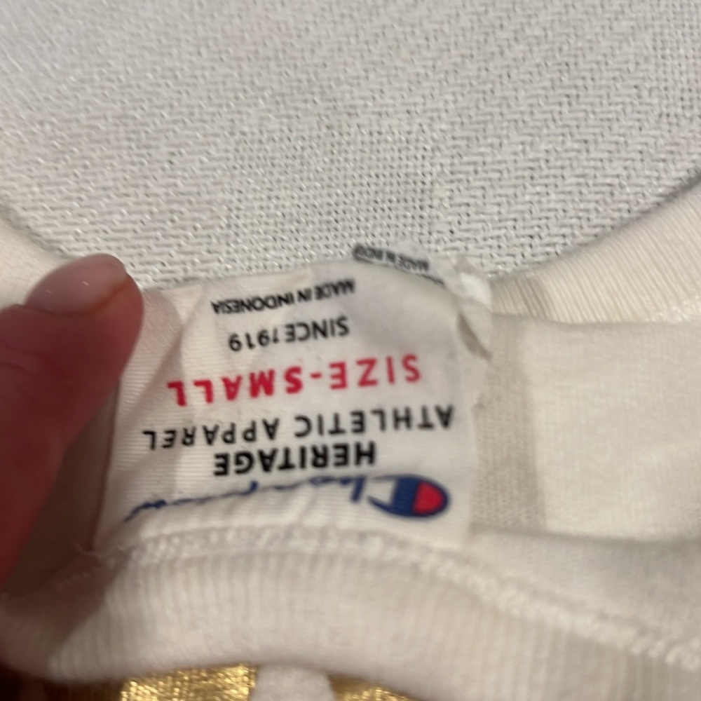Champion long sleeve white t shirt - Picture 4 of 5